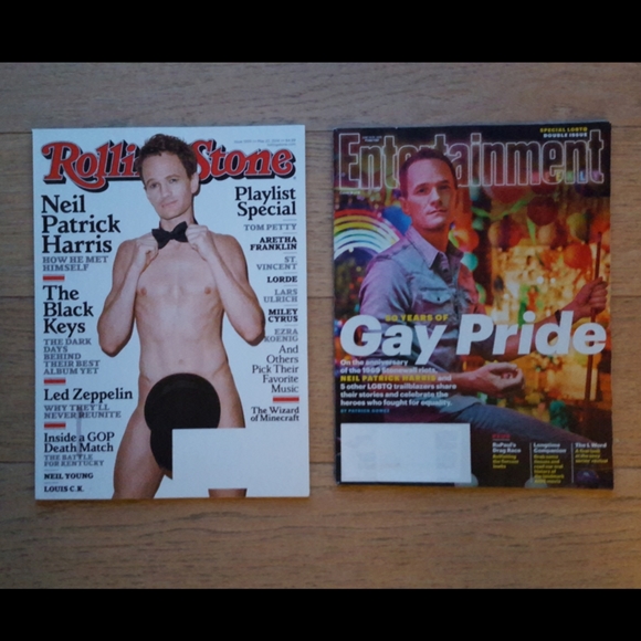 NEIL PATRICK HARRIS MAGAZINES - LOT OF TWO (2) - Picture 2 of 2
